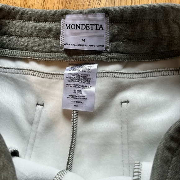 NEW Mondetta Women's M Heather Green Fleece Jogger Sweatpants - Picture 2 of 8